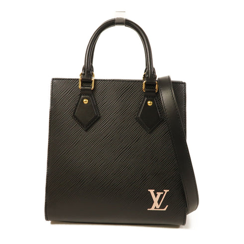 LOUIS VUITTON LV GHW Sac Plat BB 2 Way Shoulder Bag Handbag M20958 Epi Black