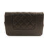 CHANEL CC SHW Wallet On Chain Shoulder Bag Lambskin Leather Black