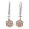 JEWELRY Diamond Earrings 18K White/Pink Gold