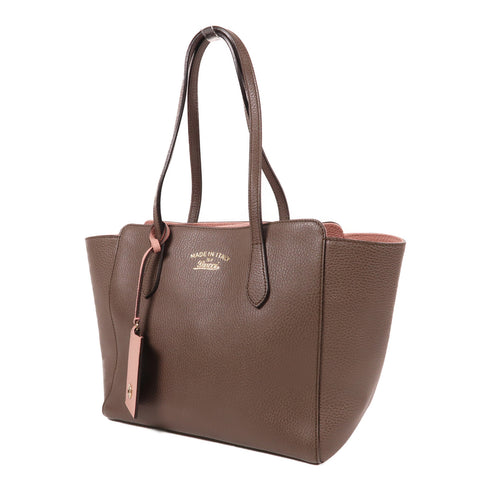 Gucci GG GHW Shoulder Bag Calfskin Leather Khaki/Pink