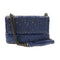 BOTTEGA VENETA BV Shoulder Bag Lambskin Leather Navy Blue