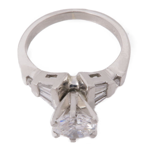 JEWELRY Diamond Ring US#5 PT950 Platinum