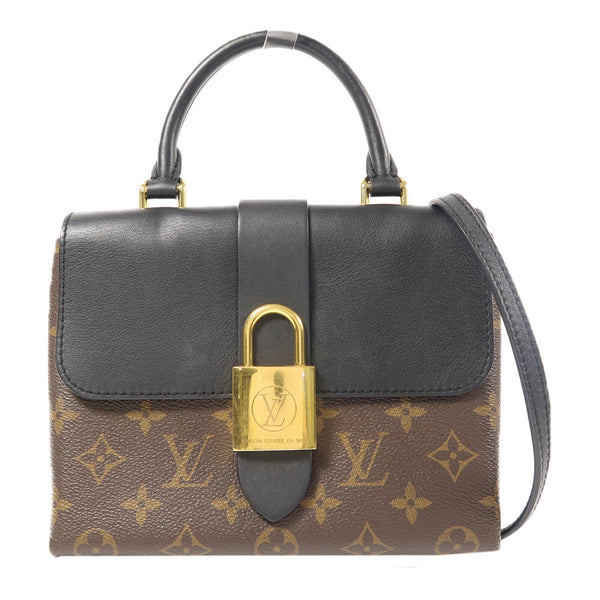 LOUIS VUITTON LV GHW Locky BB 2 Way Shoulder Handbag M44141 Monogram Brown/Black v1