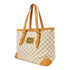 LOUIS VUITTON LV GHW Hampstead MM Shoulder Tote Bag N51206 Damier Azur White