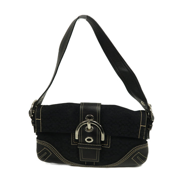 COACH SHW Hand Bag Canvas Black