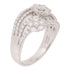 JEWELRY 1.66ct 0.68ct Diamond Ring 18K White Gold US#8.75