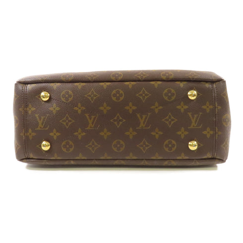LOUIS VUITTON LV GHW Pallas 2way Shoulder Bag Monogram Brown Red