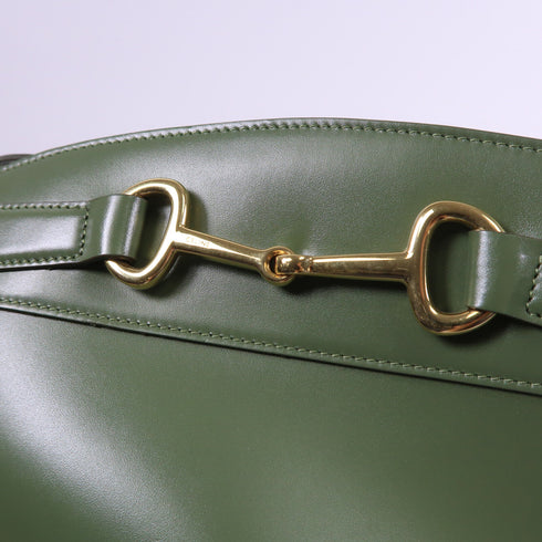 CELINE GHW Shoulder Bag Calfskin Leather