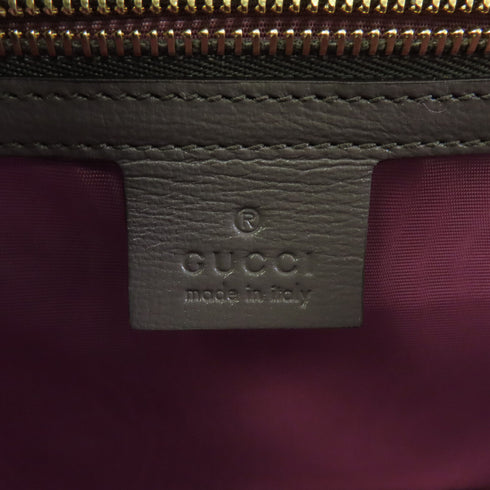 GUCCI GG GHW Shoulder Bag Crossbody 589474 Calfskin Leather Gray