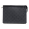 LOUIS VUITTON LV SHW Pochette Voyage MM Clutch M69535 Monogram Grey/Black