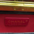 CHANEL Quilted CC GHW Plexi Box Bag Chain Shoulder AS2635 Lambskin Leather Black