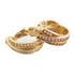 CARTIER GHW Diamond Earrings 18K Yellow Gold