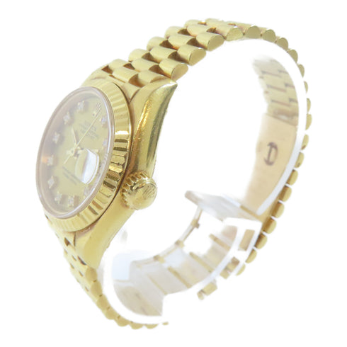 ROLEX Datejust 26 Automatic Watch 69178G 18K Yellow Gold