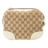 GUCCI GG GHW Shoulder Bag 449413 Canvas Brown/White
