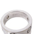CARTIER 3 Diamond Love Ring 18K White Gold Cartier#48/US#4.5