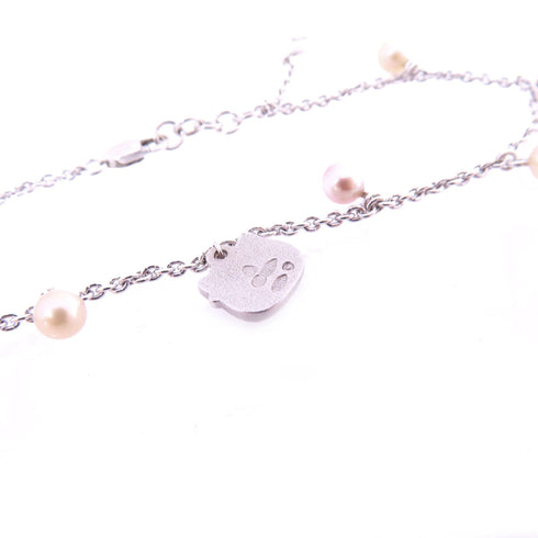 JEWELRY Hello Kitty Charm Bracelet 18K White Gold