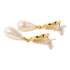 CHANEL CC Earrings Accessories B20/A Metal PVC Gold White