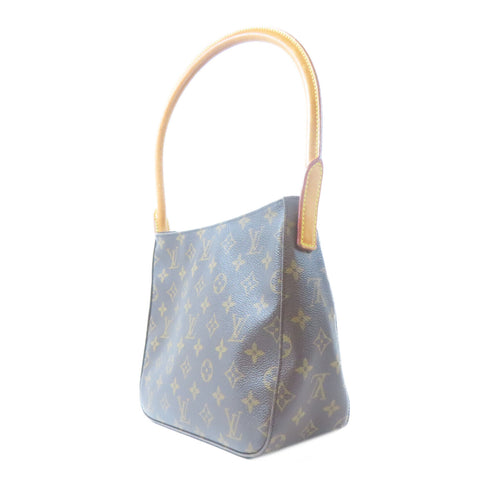 LOUIS VUITTON LV GHW Looping MM Shoulder Bag M51146 Monogram Brown v3