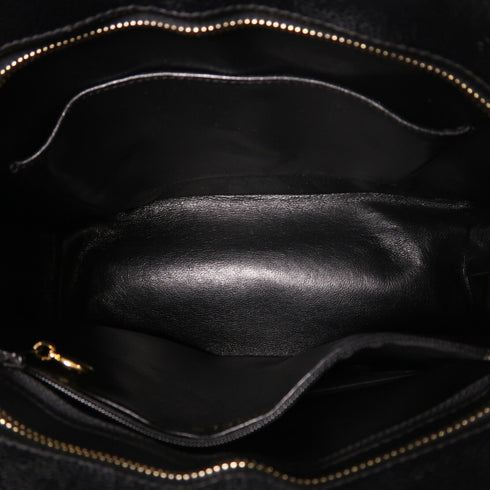 CHANEL CC GHW Vintage Bag Hand Bag/Tote Bag Calfskin Leather Black