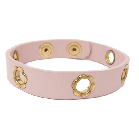 Salvatore Ferragamo Bracelet Metal/Leather Pink