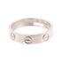 CARTIER Mini Love Ring Cartier#47 US#3.75 18K White Gold