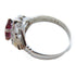 JEWELRY Ruby Ring 0.21ct/3.9g PT900 Platinum US#5.75 Silver/Pink