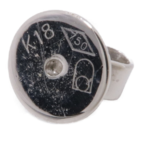 JEWELRY Ruby Diamond Earrings 18K White Gold