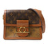 LOUIS VUITTON LV GHW Mini Dauphine Shoulder Bag M44580 Monogram Reverse Brown