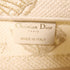 Christian Dior Hat Basket Gradient Butterflies 2 Way Bag Canvas White/Gold