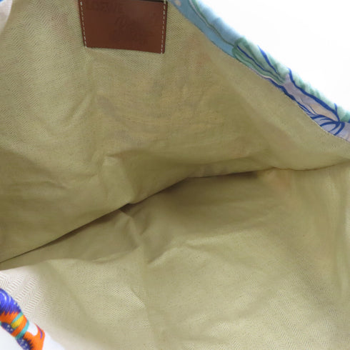 LOEWE Drawstring Pouch Canvas Multicolor