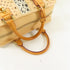 LOEWE GHW Lace Amazona Handbag Lambskin Leather Beige/Brown