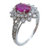 JEWELRY Ring 1.4ct Ruby 1.09ct Diamond PT900 Platinum US#7.75