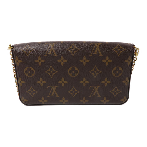 LOUIS VUITTON LV GHW Pochette Felicie Chain Shoulder Bag M61276 Monogram v1