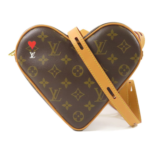 LOUIS VUITTON LV GHW Game On Coeur Shoulder Bag M57456 Monogram Brown