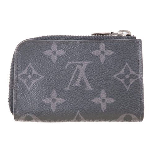 LOUIS VUITTON LV SHW Porte Monnaie Jour Coin Case M63536 Monogram Eclipse Black