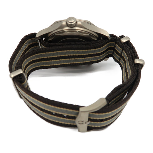 OMEGA Seamaster Automatic Watch 21092422001001 Titanium/Nato Brown