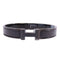 HERMES Clic HH So Black Bracelet Bangle Metal Enamel