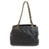 CHANEL Quilted CC GHW Petite Timeless Chain Tote Bag Leather Black