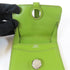HERMES PHW Dogon Card Case Leather Green
