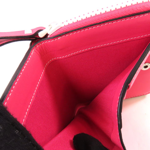 Valentino Garavani Rockstud Zipper Wallet Calfskin Leather QW1P0548UWJ Pink