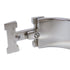 HERMES Clic Clac H Bracelet Bangle Metal Silver Pink