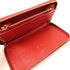 PRADA GHW Long Wallet Saffiano Leather Red 1M1188