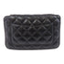 CHANEL Quilted CC GHW 2 Way Folder Tote Shoulder Bag Calfskin Black/Multicolor
