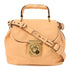 Chloe GHW 2 Way Shoulder Bag Calfskin Leather Apricot