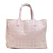 CHANEL CC GHW New Travel Line Tote Bag Handbag Nylon Pink
