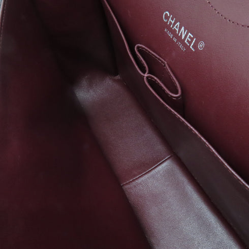 CHANEL Quilted CC GHW Chain Shoulder Bag Leather Black