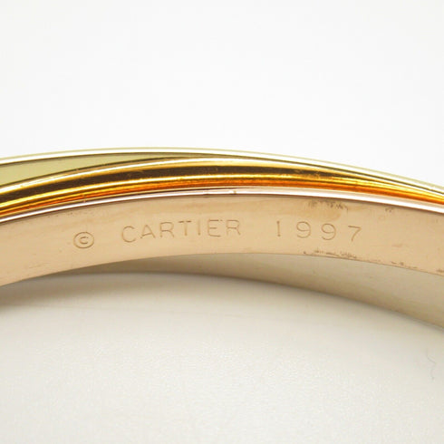 CARTIER Trinity Bracelet 18K Yellow White Pink Gold