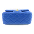 CHANEL Quilted CC GHW Mini Square Chain Shoulder Bag AS1786 Leather Blue
