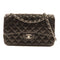 CHANEL CC GHW Large Classic Chain Shoulder Bag Lambskin Leather