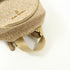 Michael Kors MK GHW Backpack Rucksack PVC Coated Canvas Beige